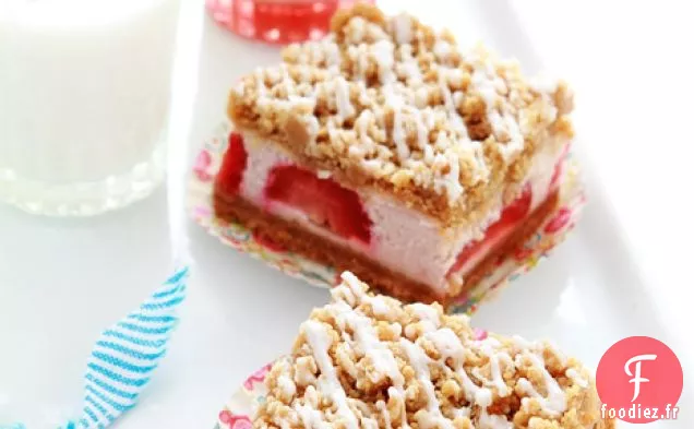Barres de Shortcake aux Fraises