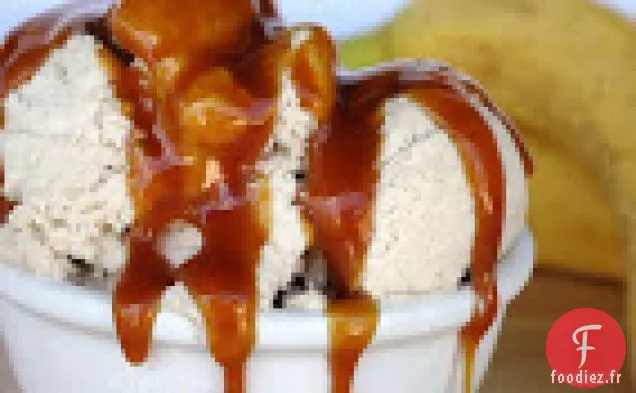 Glace à la Banane Caramélisée