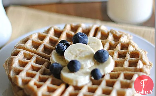 Gaufres à la Banane de Blé Entier