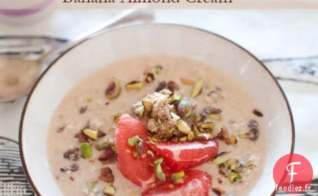Muesli Bircher Avec Pistaches et Pamplemousse Rubis