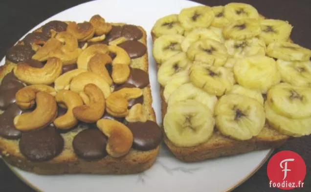 Panini Banane Chocolat Noix de Cajou