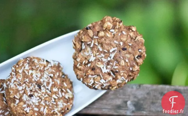 Tarte à la Citrouille Morceaux de Banane Biscuits à l'Avoine