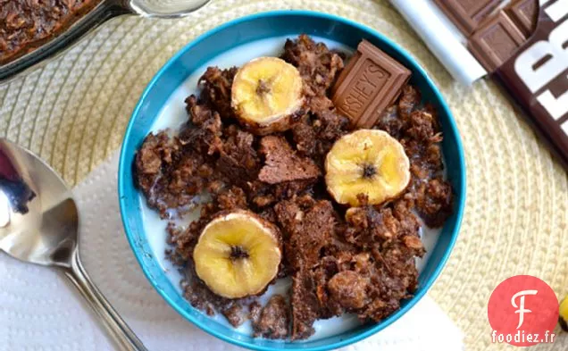 Flocons d'Avoine au Chocolat et à la Banane