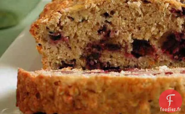 Pain aux Bananes Et aux Myrtilles