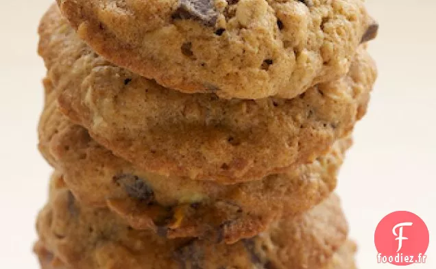Biscuits à la Banane Et aux Noix de Pécan Et Au Chocolat