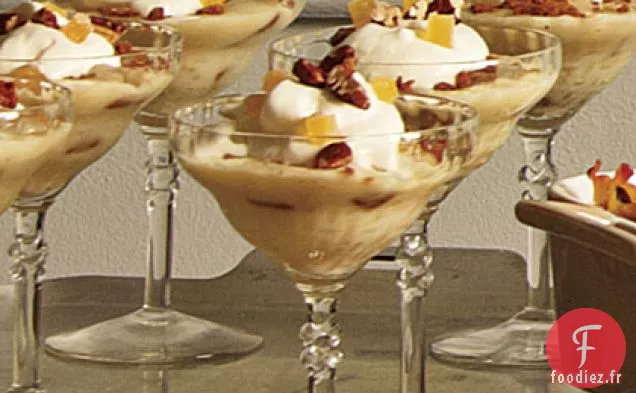 Pouding à la Banane au Gingembre à la Crème de Bourbon
