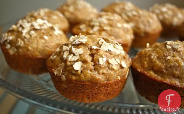 Muffins Au Son De Banane À L'Avoine