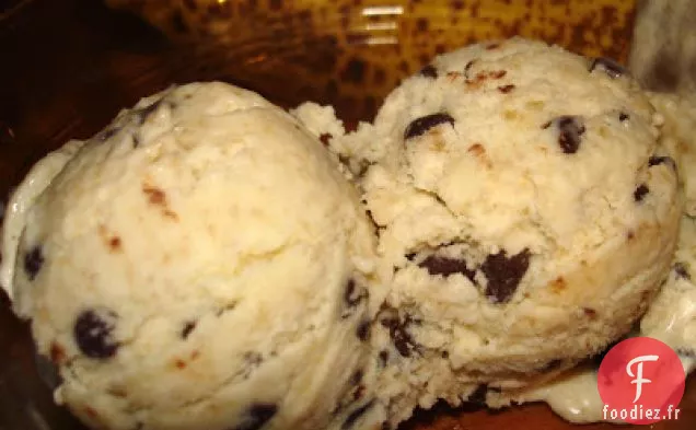 Crème Glacée aux Pépites de Chocolat à la Banane