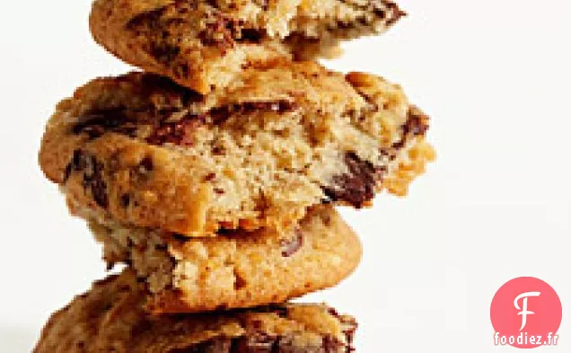 Biscuits aux Morceaux de Chocolat Banane-noix