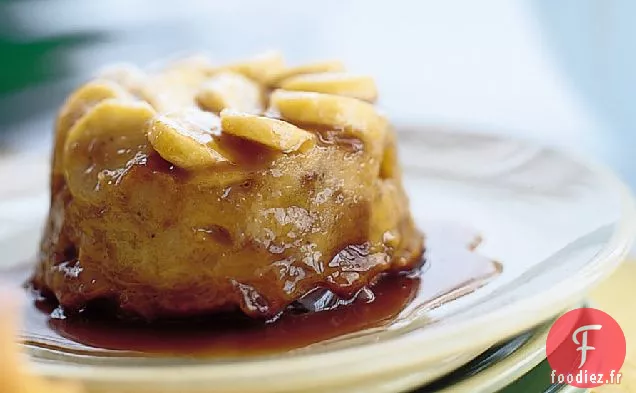Pudding au Pain et au beurre aux Bananes