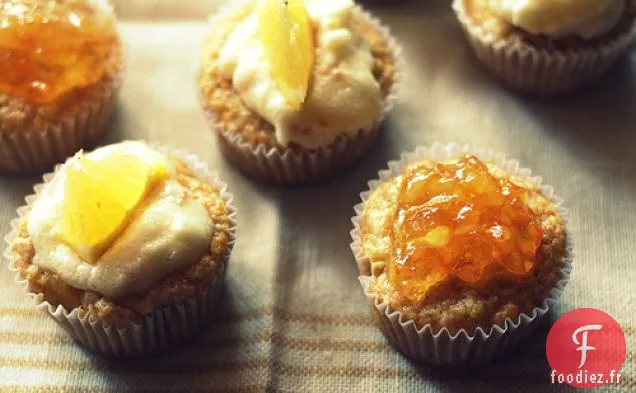 Cupcakes Colibris Avec Glaçage À La Marmelade