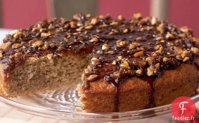 Gâteau au Café à la Banane avec Noix de Macadamia et Noix de Coco