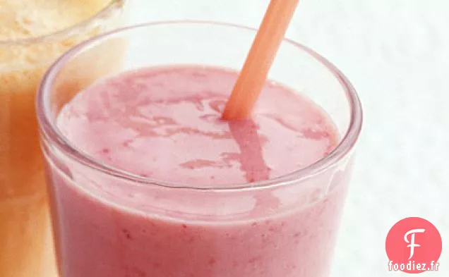 Smoothie orange-banane-fraise