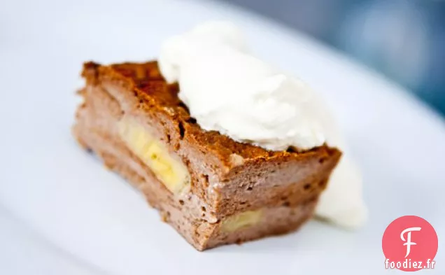 Pouding Brioché au Nutella Parfumé à la Rose