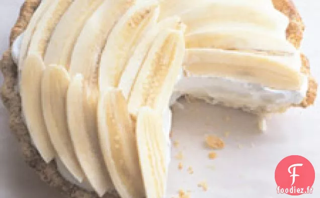 Tarte à la Crème aux Bananes