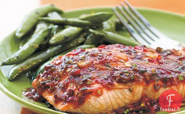 Saumon Glacé au Chili et à l'Ail