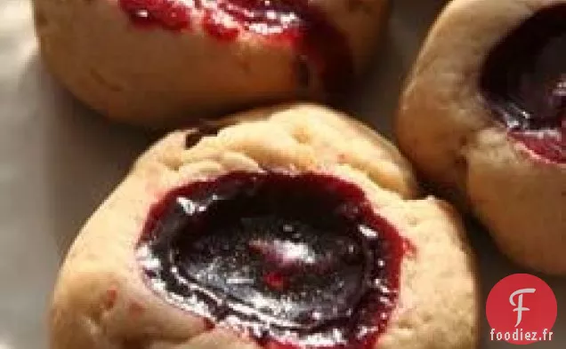 Biscuits Sucrés au Thé à la Framboise Noire