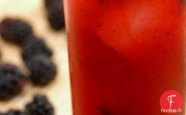 Recette de cocktail aux Mûres Tom Collins