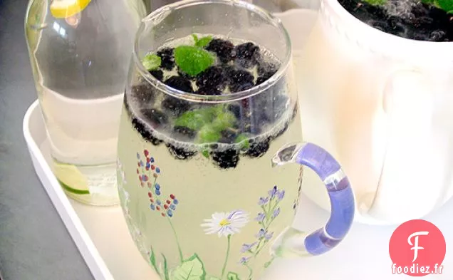 Spritzer De Fleurs De Sureau à La Menthe