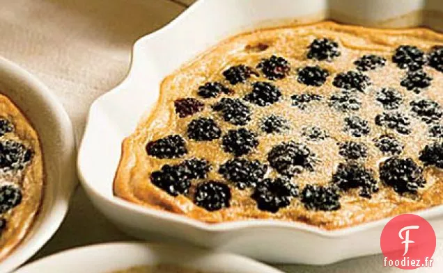 Crème Anglaise aux Mûres d'Été