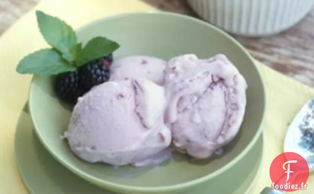 Crème Glacée aux Mûres