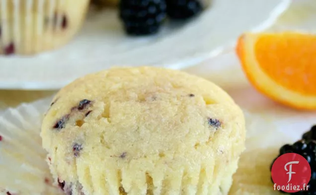 Muffins au Yogourt aux Mûres