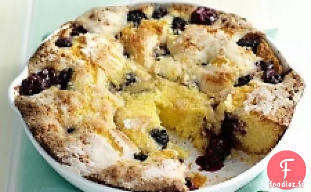 Gâteau à la Farine de Maïs aux Mûres