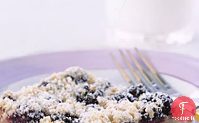 Carrés Sablés Mûres-amandes