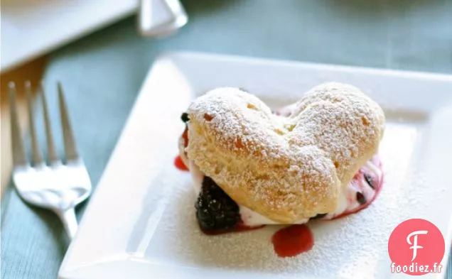 Eclairs au Citron et à la Mûre de la Saint-Valentin