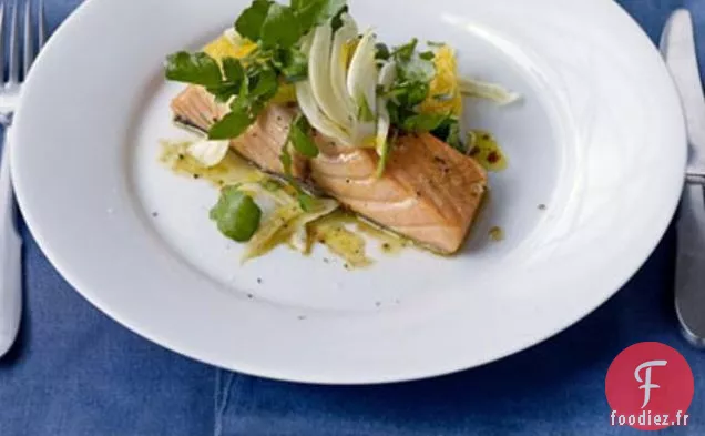 Salade De Saumon Au Fenouil Et À L'Orange