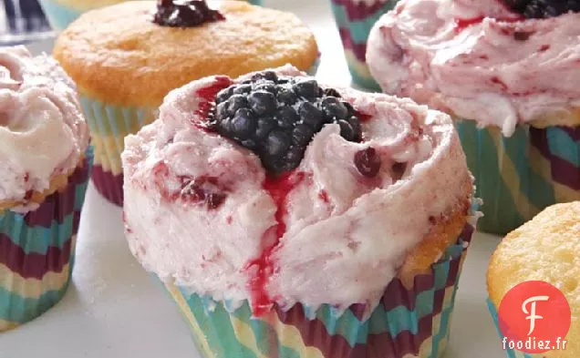 Cupcakes d'Été aux Mûres