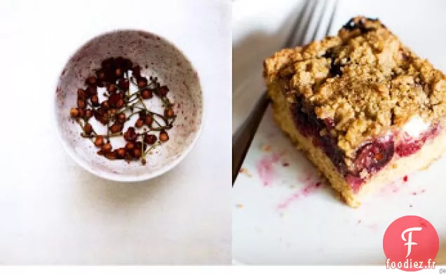 Gâteau de Mie aux Cerises et aux Mûres