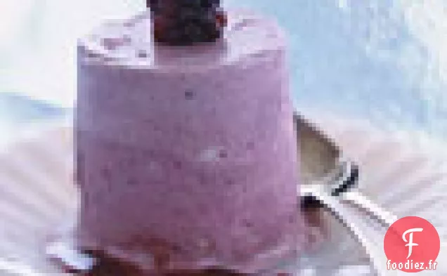 Semifreddi aux Mûres avec Meringue aux Noix