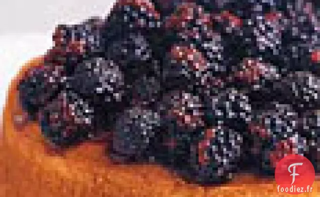 Gâteau Au Babeurre Aux Mûres Et Beaumes-de-venise