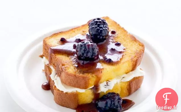 Pound Cake Grillé Au Marscarpone