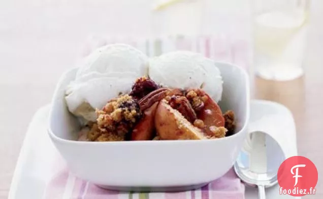 Nectarine - Boysenberry Croquant Vanille - Noix de Pécan