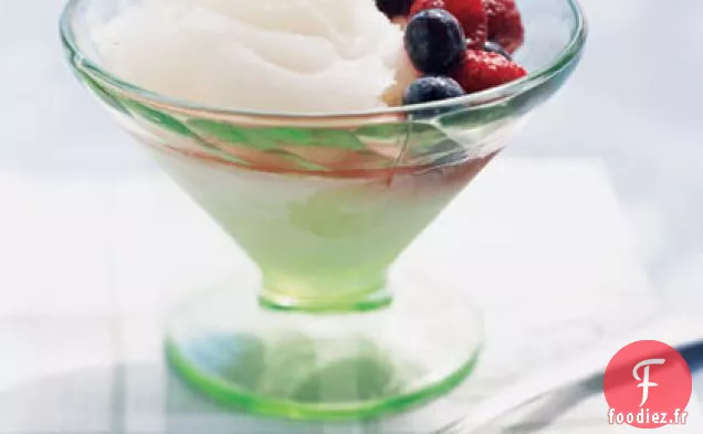 Sorbet Riesling aux Baies de Récolte Tardive