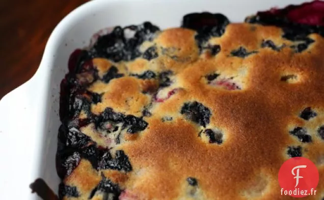 Gâteau Cuillère aux Baies Mélangées