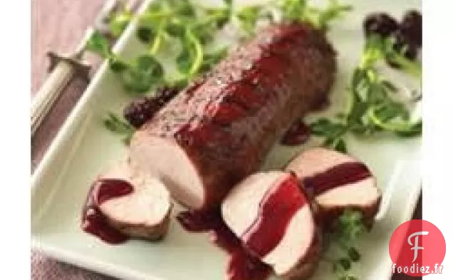 Filet De Porc Grillé aux Mûres