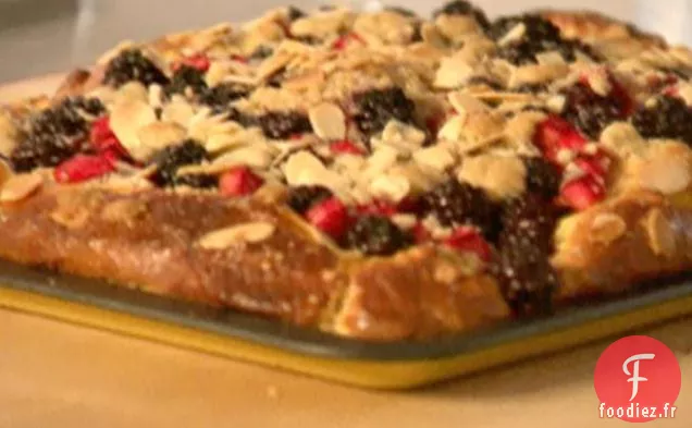 Kuchen aux Pommes et aux Mûres