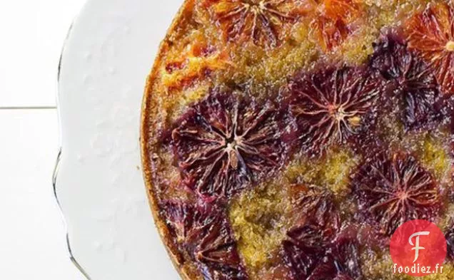 Gâteau à l'Orange Sanguine À l'Envers