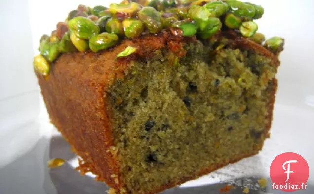 Gâteau À L'Huile D'Olive Orange Sanguine Aux Pistaches Confites