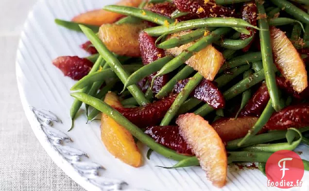 Salade de Haricots Verts et d'Orange Sanguine
