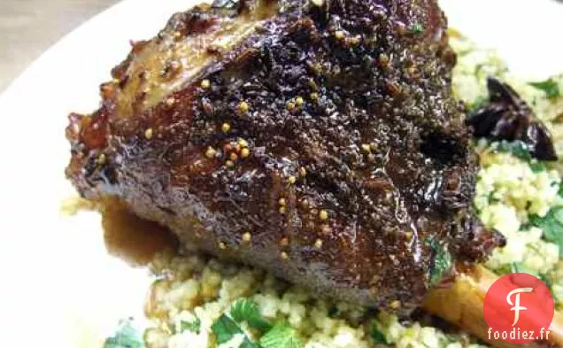 Jarrets D'Agneau Braisés Aux Figues, Anis Étoilé Et Orange Sanguine