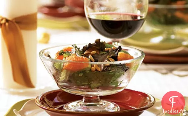 Salade de Bébé Romaine et Orange Sanguine