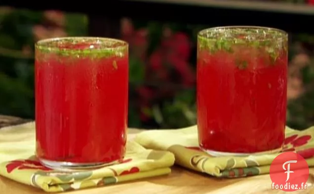 Limeade Électrique à l'Orange Sanguine et à la Menthe Confuse