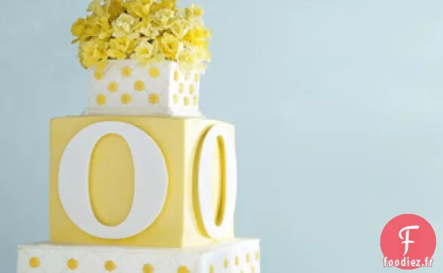 Gâteau Aux Anges De Sylvia Weinstock Avec Crème Au Beurre à l'Orange Sanguine