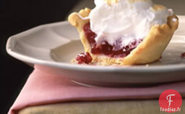Mini Tarte à la Meringue aux Canneberges