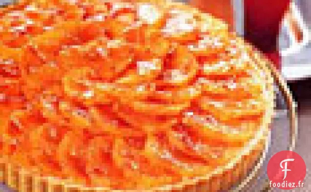 Tarte à l'Orange Sanguine à la Crème Pâtissière à la Cardamome