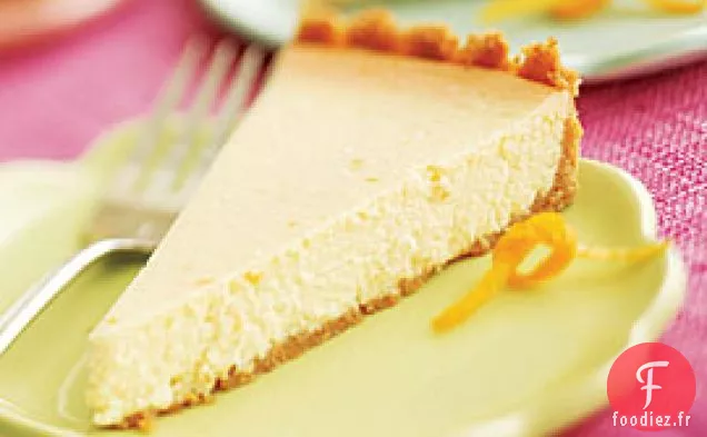 Tarte à la Ricotta à l'Orange Crémeuse
